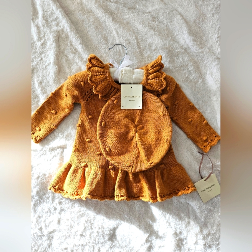 NWT Dress w/ Beret